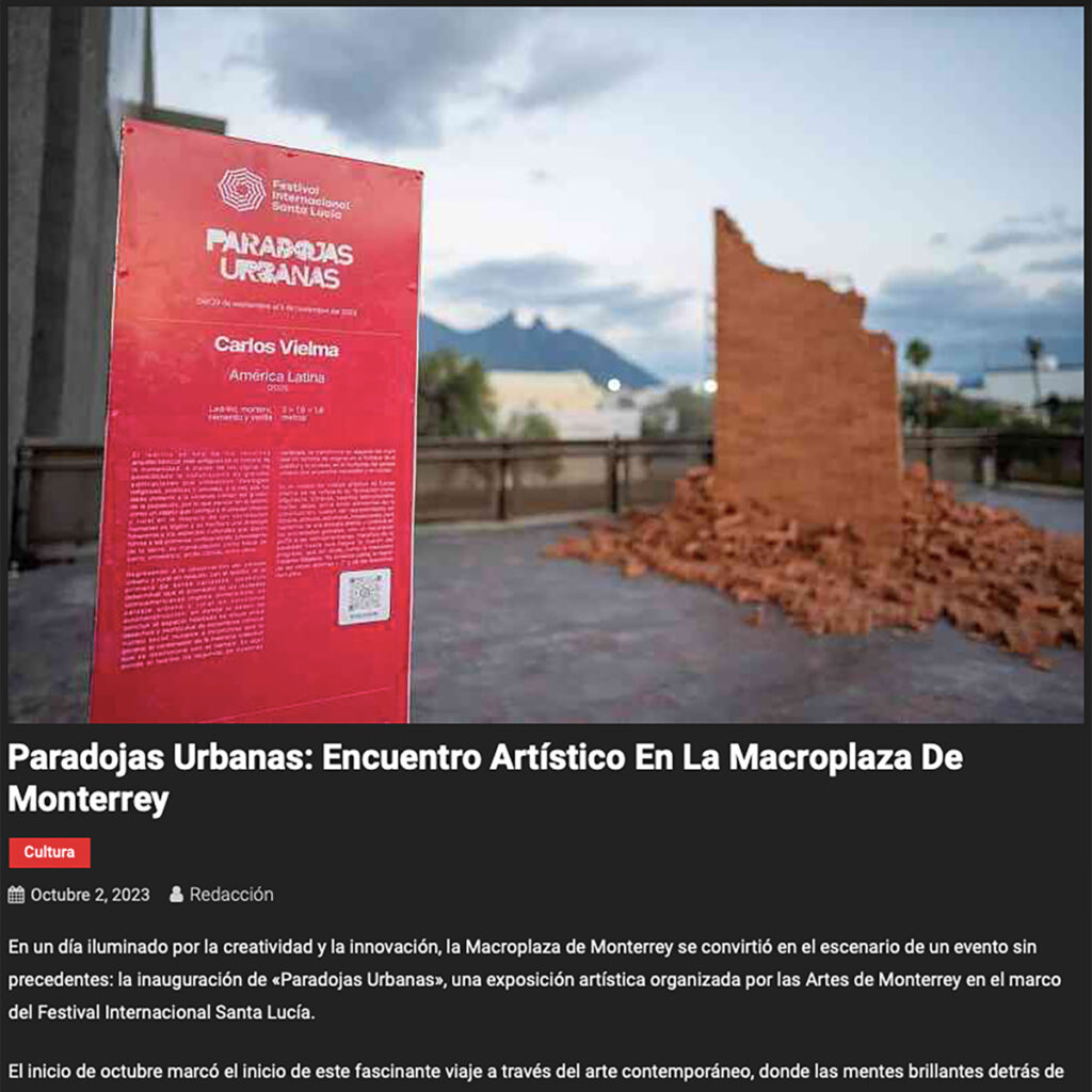 Paradojas Urbanas: Encuentro artístico en la Macroplaza de Monterrey