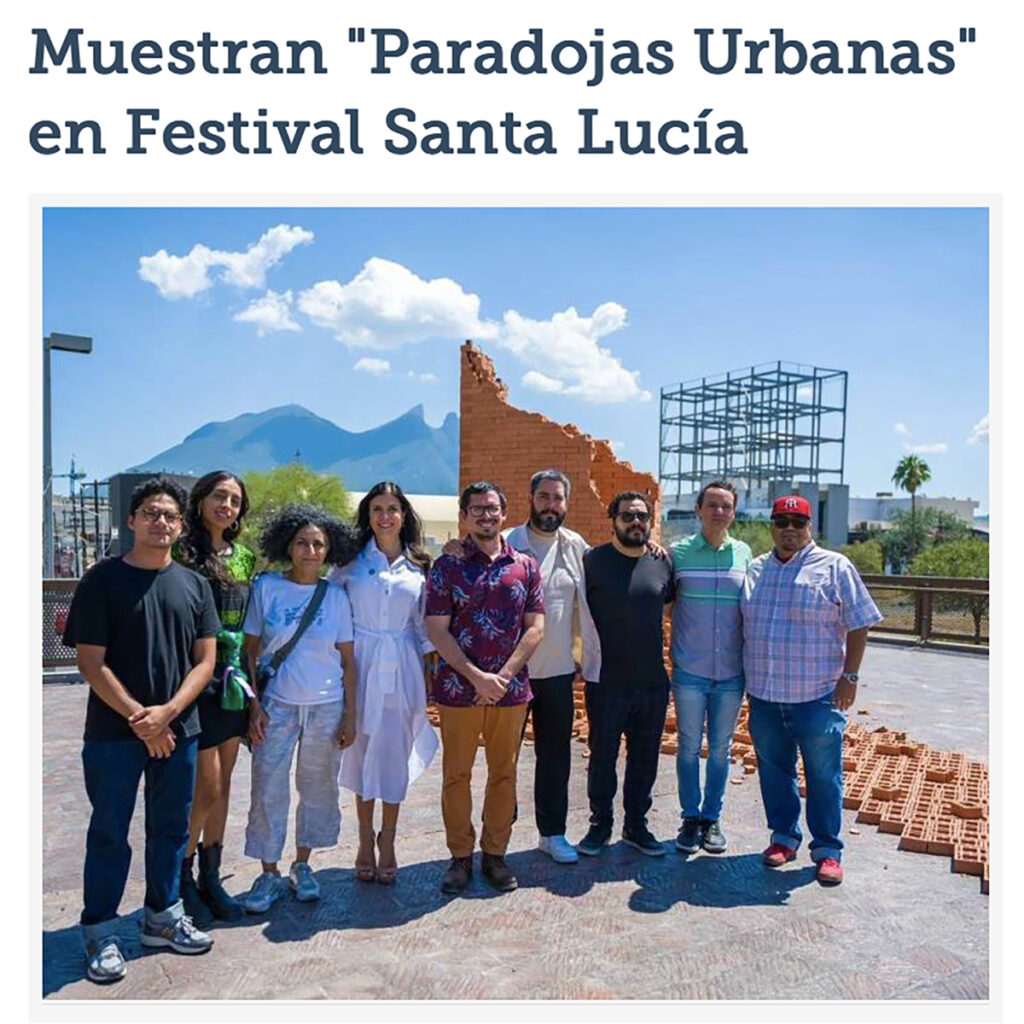 Muestran Paradojas Urbanas en Festival Santa Lucía